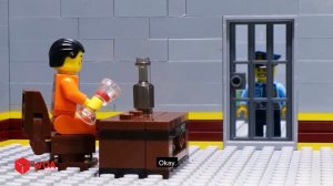 Лего Зомби попал в игру в кальмара! - Зелёный свет, красный свет