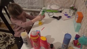 Делаю слайм из шампуня.