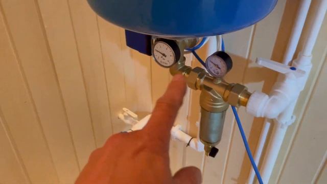 Водоснабжение дачи от скважины. Обвязка по дому. Канализация под домом. смотреть онлайн