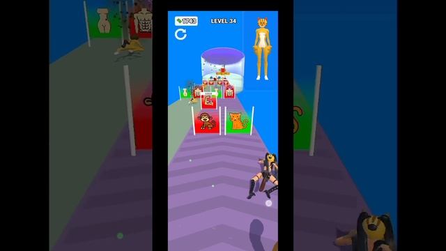 Build a Cat Girl, best funny game ever played #shorts #foryou #games