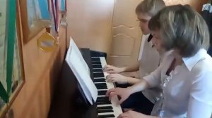 Наталья Смирнова. Основной муз инструмент. Ансамбль в 4 руки "Хорошее настроение".