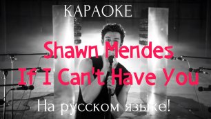 Shawn Mendes - If I Can't Have You (karaoke НА РУССКОМ ЯЗЫКЕ)