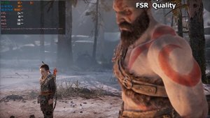 RX 550 : God Of War | 1080p Low - All FSR Settings ft i3-10100F