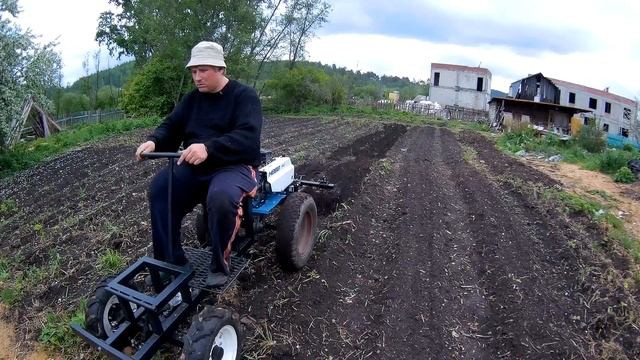 Сборка и испытание пахотного модуля для переднего адаптера к мотоблоку Нева.