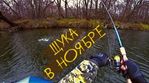 НАПОРОЛИСЬ НА ЛЁД!РЫБАЛКА на СПИННИНГ в НОЯБРЕ