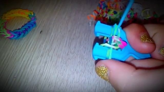 Браслет из резинок французская коса без станка/loom bands смотреть онлайн