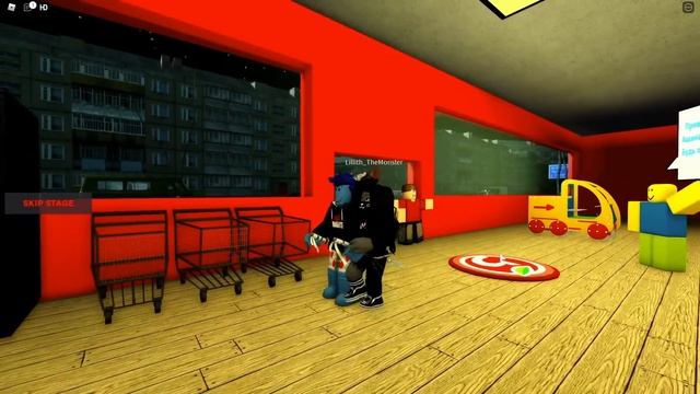 АШАН и ПЯТЕРОЧКА ЗАХВАТИЛИ НАС! / ПОБЕГ из ПЯТЕРОЧКИ / Roblox смотреть онлайн