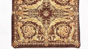 Декоративная наволочка из гобелена 50х50 на молнии, с рисунком Узоры