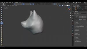 Sculpting A Wolf Head - Blender