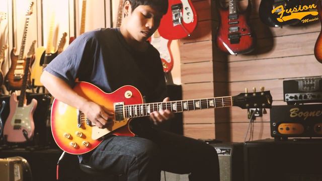 Gibson Lespaul Standard Cherry Burst 1996 ( guitar demo ) смотреть онлайн