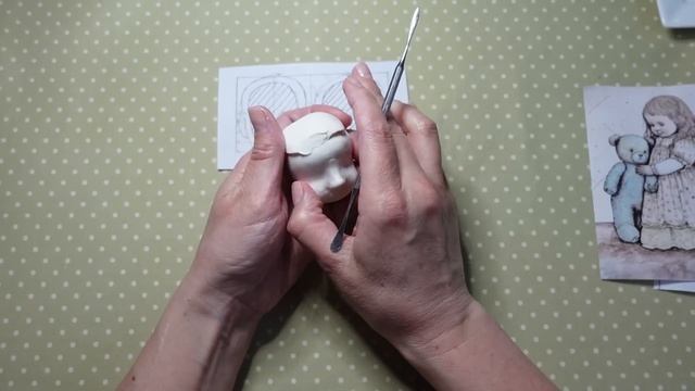 МК авторская кукла " Мой любимый мишка" Часть 1. DIY Doll " My Teddy Bear" Part 1.