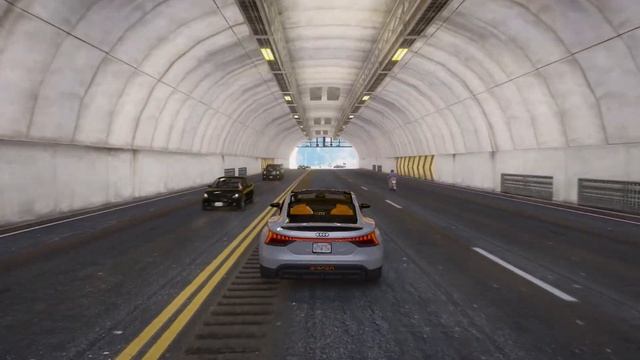 Audi E Tron Gt Highway Ride || Ultra Realistic Graphics Mod || GTAV sunny day Insane Graphics смотреть онлайн