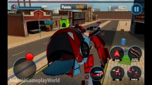 Futuristic Car Robot Rampage Android Gameplay
