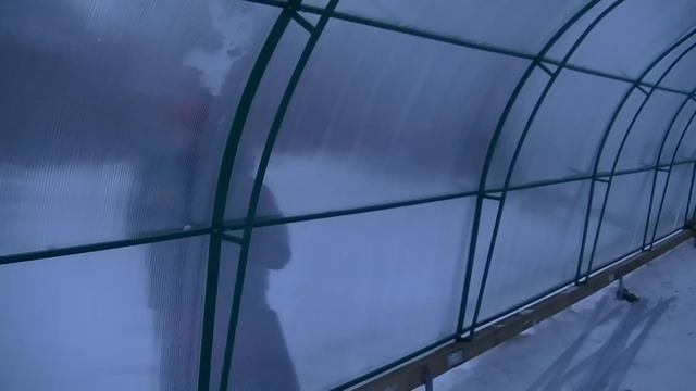 ТЕПЛИЦА ЗИМОЙ. ТЕПЛИЦА "ФЕРМЕРСКАЯ 4Х21 МЕТР" ЗИМНЯЯ ТЕПЛИЦА НОВОГО ПОКОЛЕНИЯ!