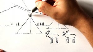 Как нарисовать Тундру