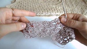 Летняя майка/ топ/ туника крючком