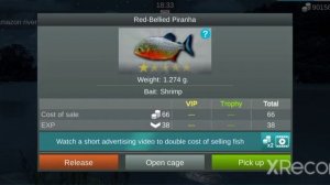 My Fishing World : Раптор и Лезвие (Монстры, Река Амазонка, Ежедневное задание) #myfishingworld