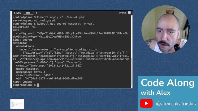 Kubernetes 101: Managing Secrets using Configuration File