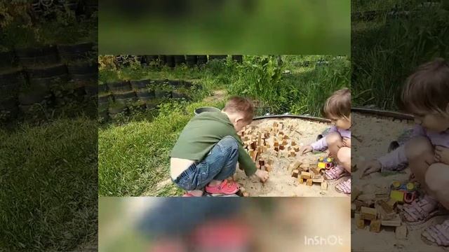 Песочница из шин - Шинопесочник