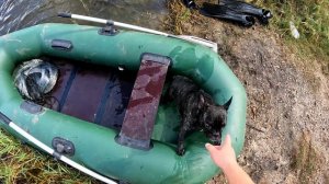 Подводная сьемка кастинговой сети (которая не получилась)