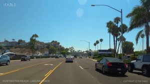 [4K] PACIFIC COAST HIGHWAY - Huntington Beach to Newport Beach to Laguna Beach, California, 4K UHD
