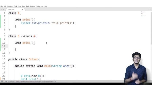#4.6 Polymorphism in Java | Method Overriding | Coding | Part 2 | Println