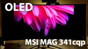 OLED - ЛУЧШЕ ДЛЯ МУЖЧИНЫ НЕТ! MSI MAG 341CQP / 34"