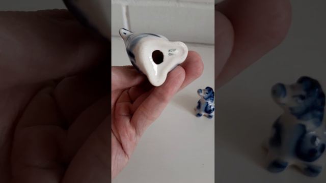 Статуэтки животных. Гжель. Фарфор