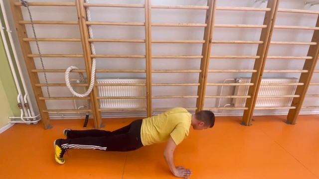 Техника выполнения упражнения отжимания смотреть онлайн