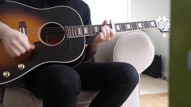 Girl on J-160E 1964 Reissue (with Pyramid flatwounds) смотреть онлайн