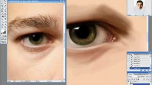 Рисуем портрет в фотошопе Часть 1. Photoshop part 1.