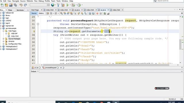 Servlet Example with lifecycle смотреть онлайн