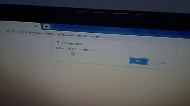 Javascript Confirm Box @myweb6047  in Hindi