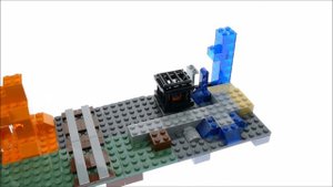 Lego Minecraft 21137 The Mountain Cave - Lego Speed Build Review