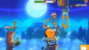 angry birds 2 ! испытание золотая свинья !