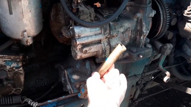 "Пускач!" Запуск трактора МТЗ-80 с пусковым двигателем ПД-10. После полугодового простоя! смотреть онлайн