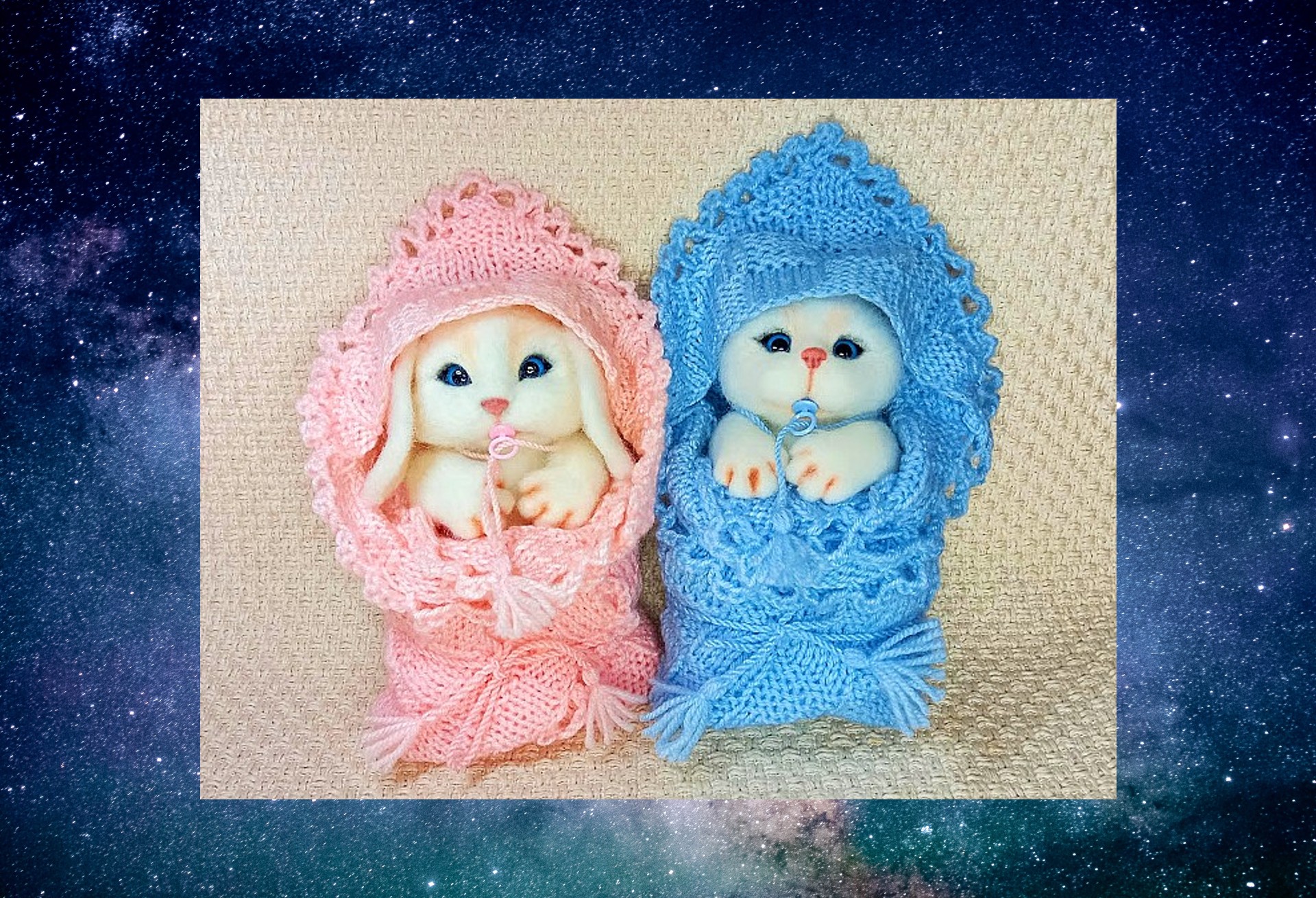 Игрушка из шерсти. Заяц валяная игрушка на рождение ребёнка.
