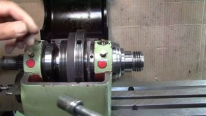 Токарный станок МН-80. КРЕПЛЕНИЕ передней бабки