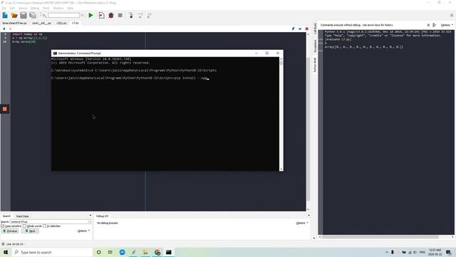 how to install numpy on Wing 101 IDE