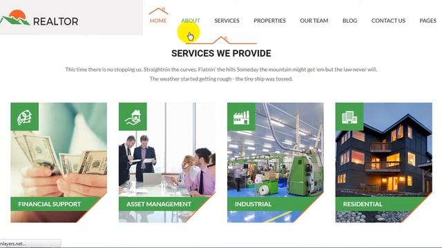 Realtor – Responsive Real Estate WordPress Theme смотреть онлайн