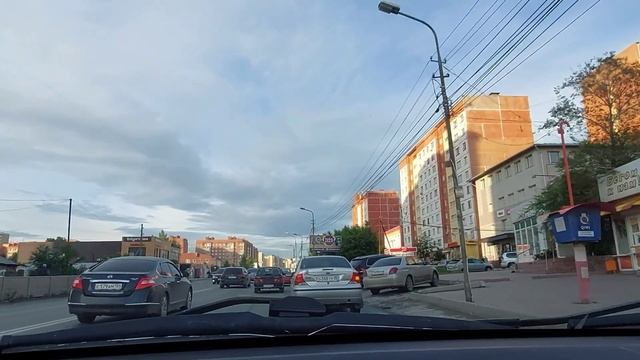 НОВОСИБИРСК 4К/ПРОГУЛКА НА МАШИНЕ ПО УЛИЦАМ КИРОВА - ВЫБОРНАЯ ПОСЛЕ ДОЖДЯ/WALKING IN NOVOSIBIRSK