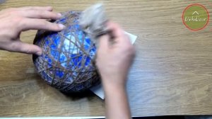 Люстра своими руками из ниток