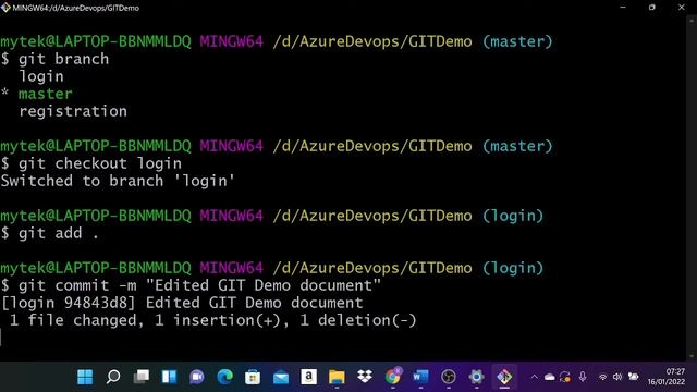 GIT - View Differences in files between two branches смотреть онлайн