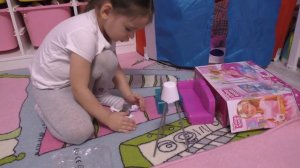 распаковка мебели для Барби