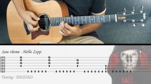 Как играть Saw theme - Hello Zepp I Guitar Lesson