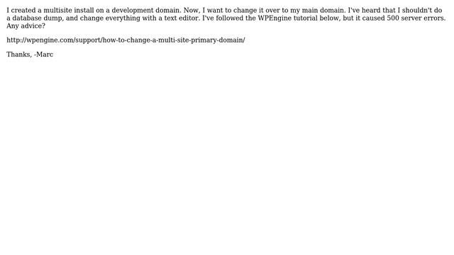 Wordpress: Change WordPress Multisite Domain смотреть онлайн