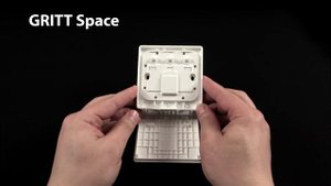 Беспроводной кинетический выключатель света GRITT Space одноклавишный