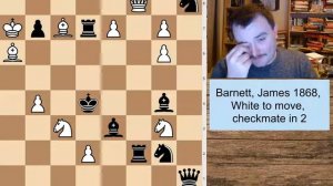 'There's a bee in your Barnett' - Chess Puzzle of the Day 7# 07/01/2022