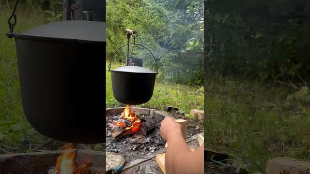 Мне нравится готовить еду на природе, здесь особенная атмосфера
