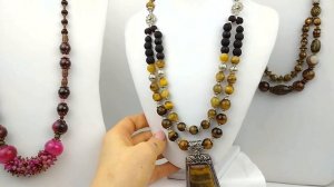 Обзор авторских украшений из натуральных камней ручной работы #izkamnei